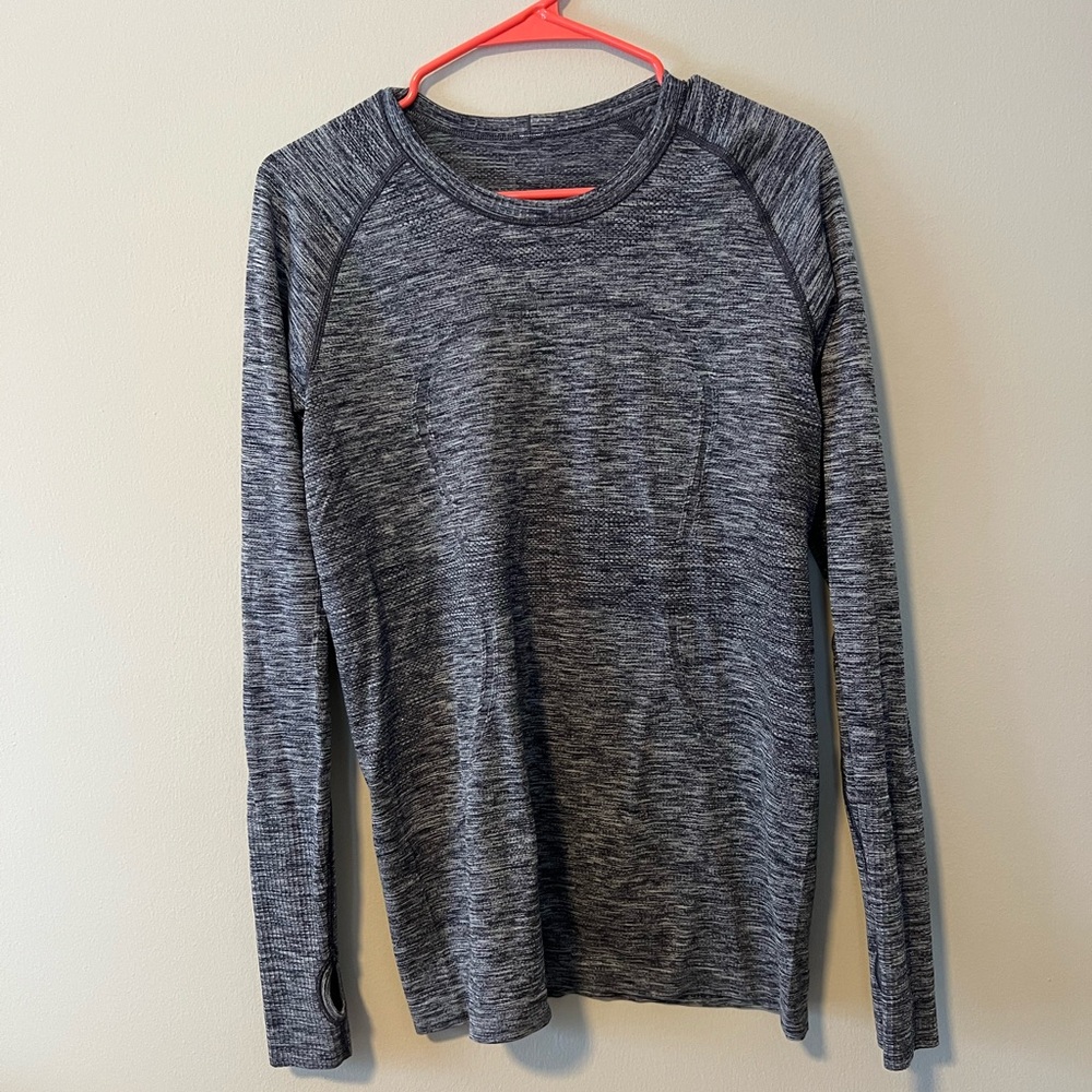 Lululemon swiftly tech Heathered long sleeve